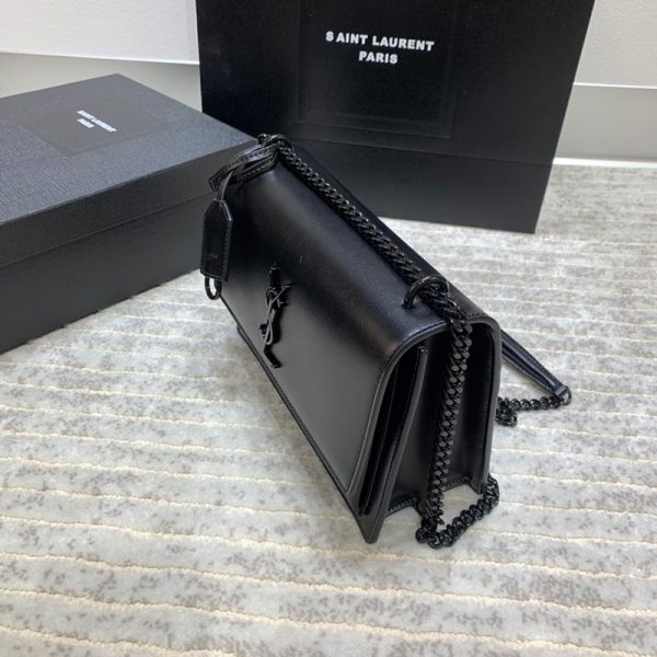 21AW新作サンローラン ショルダーバッグ コピー サンセット ミディアム バッグ クロコ エンボス 442906DND0J9207 - 画像 (4)