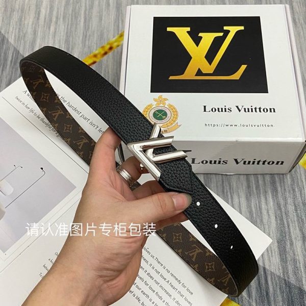 日本未入荷ルイヴィトン サンチュールツイスト コピー 30MM リバーシブル ベルト vud28010 - 画像 (2)
