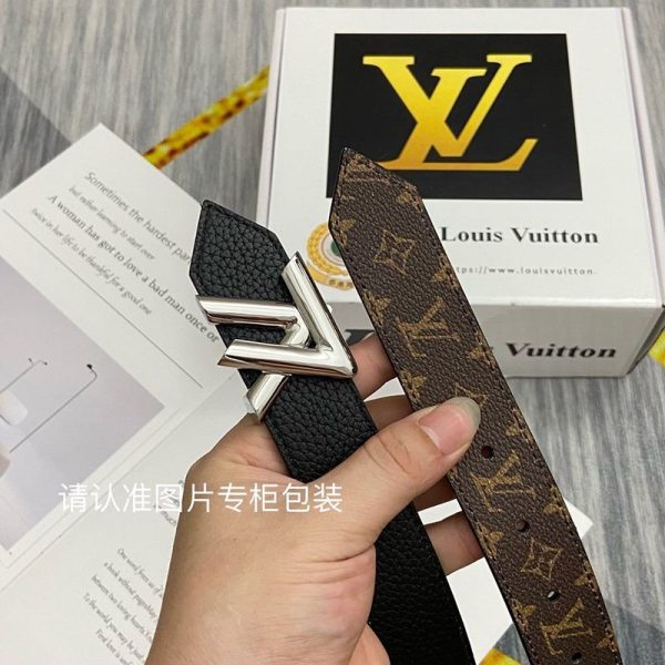 日本未入荷ルイヴィトン サンチュールツイスト コピー 30MM リバーシブル ベルト vud28010 - 画像 (6)