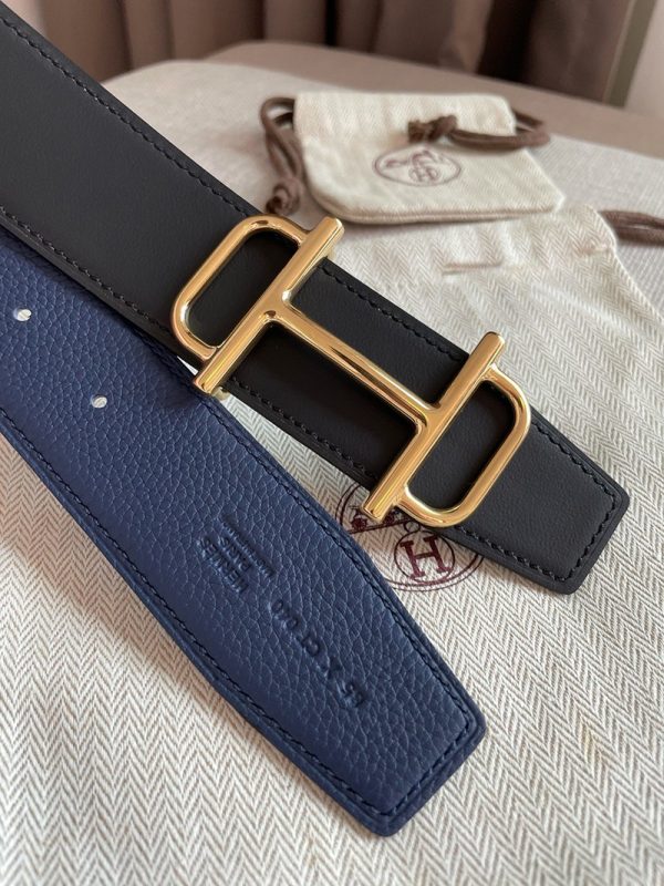 【日本未発売】【エルメス ベルト コピー】ロイヤル リバーシブル レザー ベルト 32 mm H075394CAAX075 - 画像 (2)