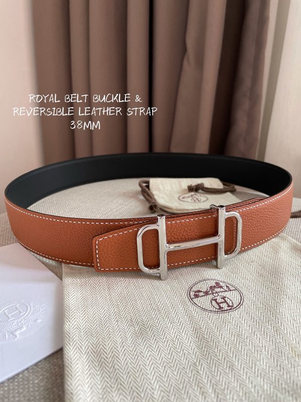 完売必至【エルメス ベルト コピー】ロイヤル リバーシブル レザー ベルト 32 mm erg82038 - 画像 (2)