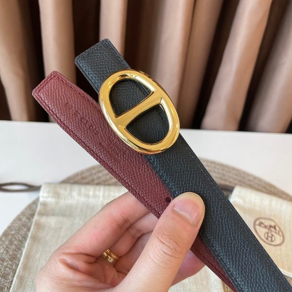世界中で大人気♪エルメス ベルト 偽物 ベルトバックル シェーヌ・ダンクル ブルベルト 24mm H081777CAAA095 - 画像 (7)