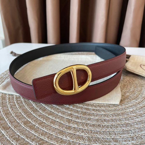 世界中で大人気♪エルメス ベルト 偽物 ベルトバックル シェーヌ・ダンクル ブルベルト 24mm H081777CAAA095 - 画像 (8)