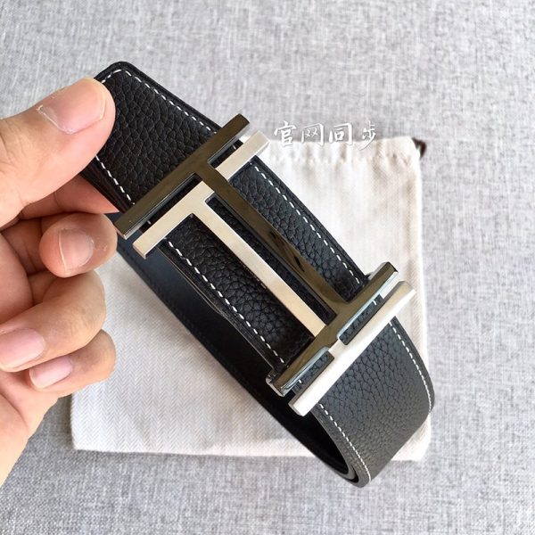 追跡付き★エルメス Hベルト 偽物★リバーシブルベルト 38 mm＆ベルトバックル ers06846 - 画像 (2)
