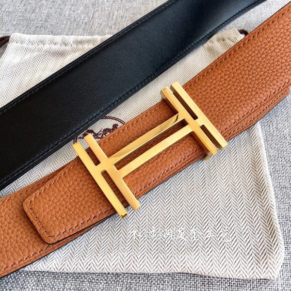 《大人気》追跡付き★エルメス Hベルト 偽物★リバーシブルベルト 38 mm＆ベルトバックル eru10332 - 画像 (3)