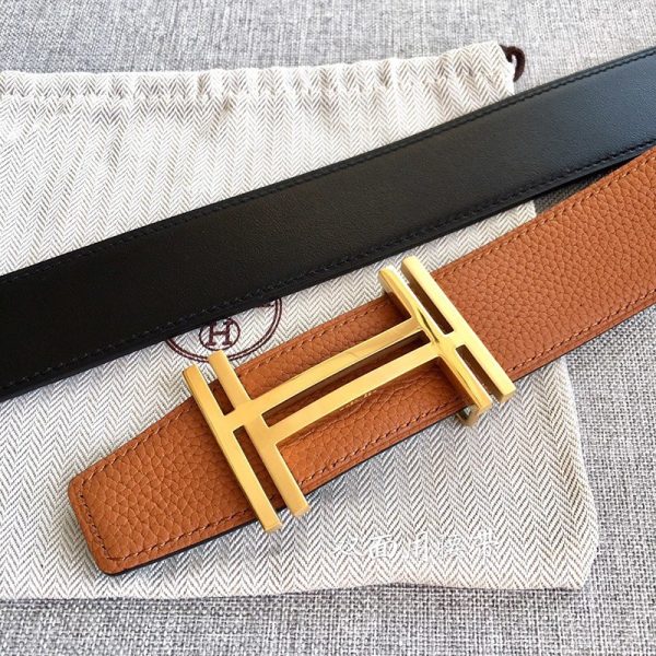 《大人気》追跡付き★エルメス Hベルト 偽物★リバーシブルベルト 38 mm＆ベルトバックル eru10332 - 画像 (4)