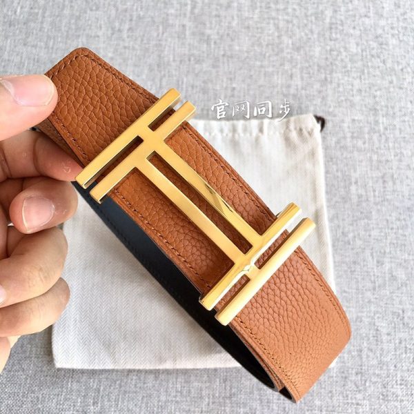 《大人気》追跡付き★エルメス Hベルト 偽物★リバーシブルベルト 38 mm＆ベルトバックル eru10332 - 画像 (6)