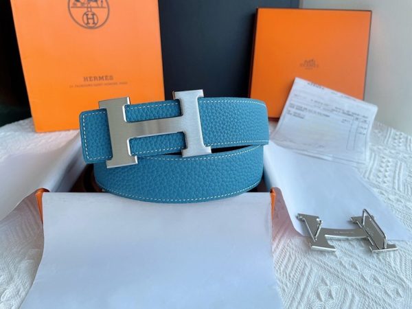 エルメス Hベルト コピー ベルトバックル H&リバーシブルベルト38 mm erc49923 - 画像 (4)