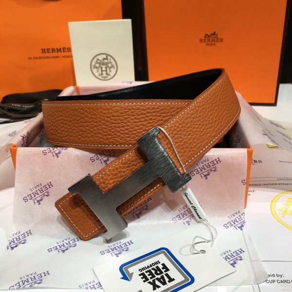 秋冬新作エルメス Hベルト コピー ベルトバックル H&リバーシブルベルト38 mm erh79974 - 画像 (4)