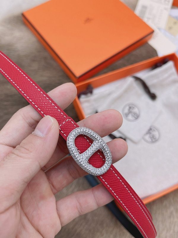 稀少【人気】エルメス Hベルト コピー☆レザーベルト リバーシブル シェーヌダンクル 13 mm erj62050 - 画像 (5)