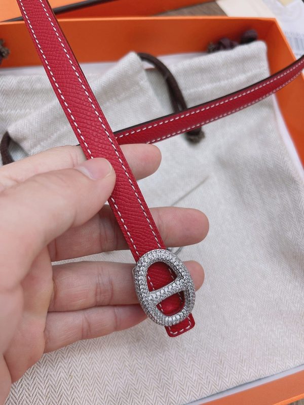 稀少【人気】エルメス Hベルト コピー☆レザーベルト リバーシブル シェーヌダンクル 13 mm erj62050 - 画像 (7)