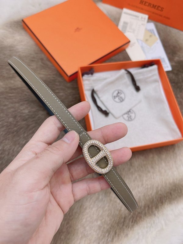 【日本未発売】エルメス Hベルト コピー☆レザーベルト リバーシブル シェーヌダンクル 13 mm erl88854 - 画像 (2)