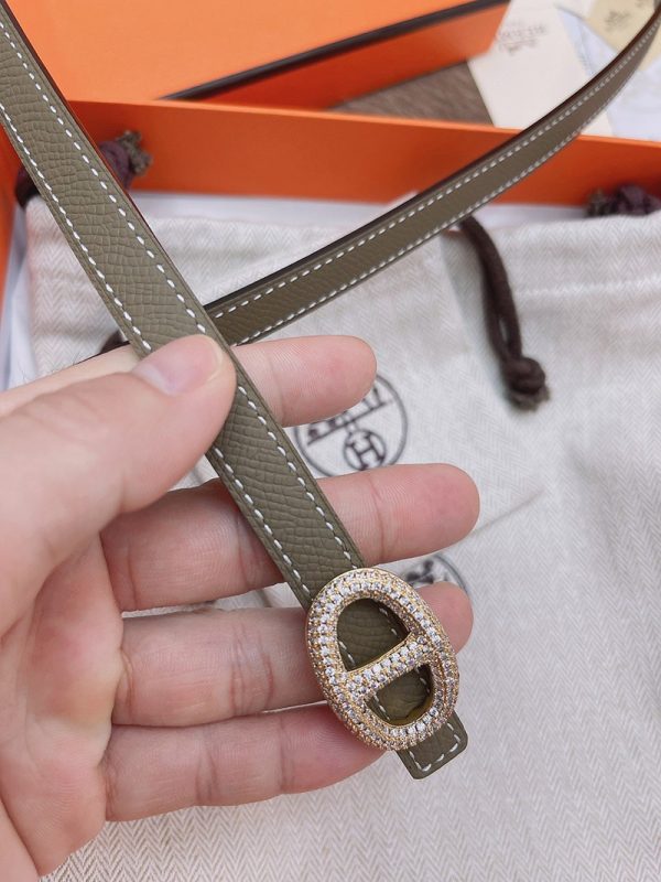 【日本未発売】エルメス Hベルト コピー☆レザーベルト リバーシブル シェーヌダンクル 13 mm erl88854 - 画像 (7)