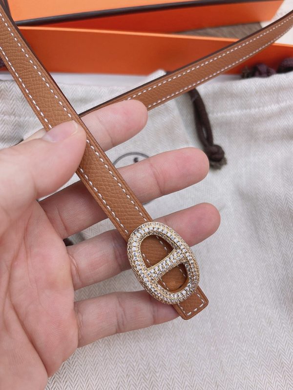 目を惹くカラーエルメス Hベルト コピー☆レザーベルト リバーシブル シェーヌダンクル 13 mm ert03675 - 画像 (5)