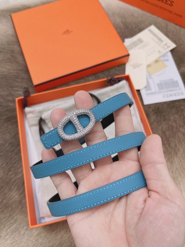一目惚れ♪エルメス Hベルト コピー☆レザーベルト リバーシブル シェーヌダンクル 13 mm erh82026 - 画像 (6)