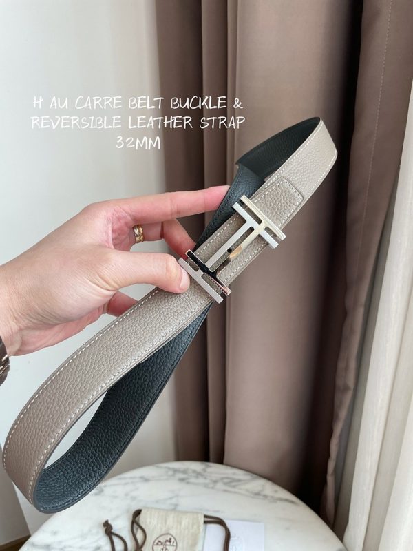 人気No1エルメス ベルト コピー☆ベルトバックル H オ カレ リバーシブルベルト 32mm erf07334 - 画像 (2)