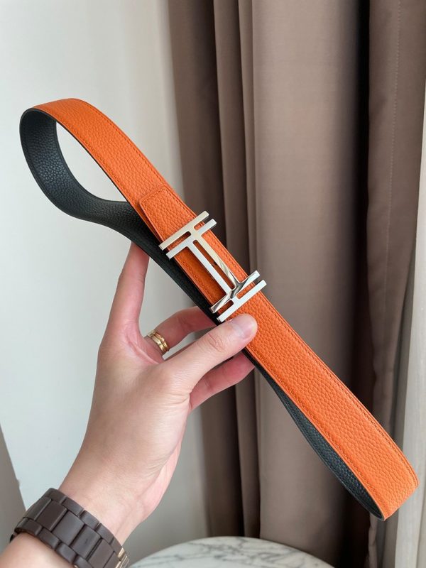 大人気!!新色エルメス ベルト コピー☆ベルトバックル H オ カレ リバーシブルベルト 32mm erm78077 - 画像 (5)