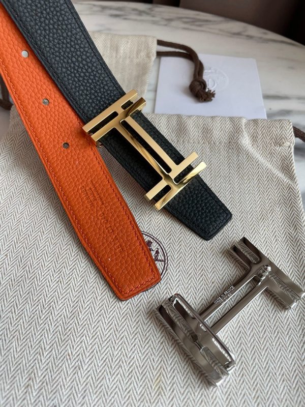 大人気!!新色エルメス ベルト コピー☆ベルトバックル H オ カレ リバーシブルベルト 32mm erm78077 - 画像 (6)