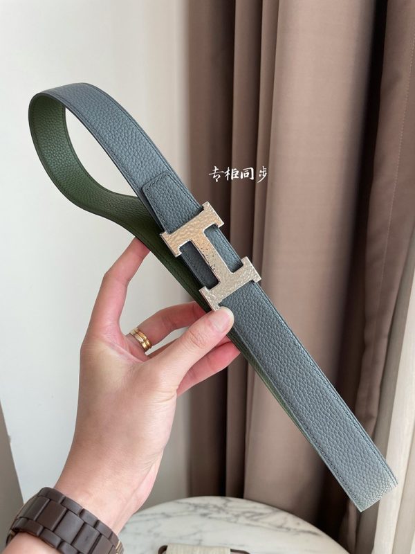 可愛いエルメス ベルト コピー☆ベルトバックル H オ カレ リバーシブルベルト 32mm ery83554 - 画像 (2)