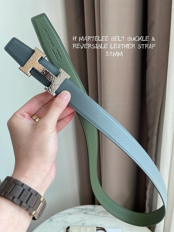 可愛いエルメス ベルト コピー☆ベルトバックル H オ カレ リバーシブルベルト 32mm ery83554 - 画像 (3)
