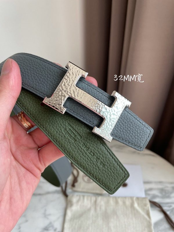 可愛いエルメス ベルト コピー☆ベルトバックル H オ カレ リバーシブルベルト 32mm ery83554 - 画像 (4)