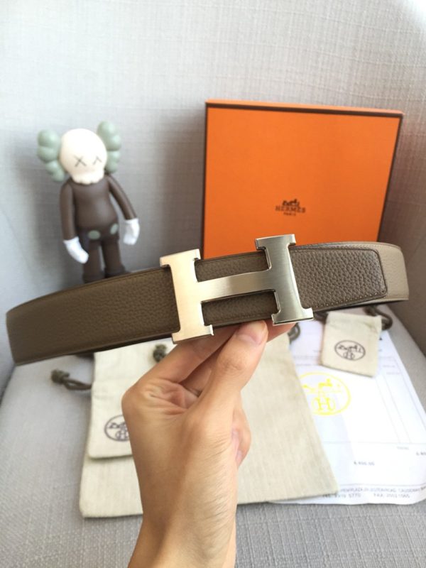 【日本未発売】エルメス Hベルト 偽物☆ベルトバックル ミニ コンスタンス リバーシブルベルト38mm erc99372 - 画像 (2)