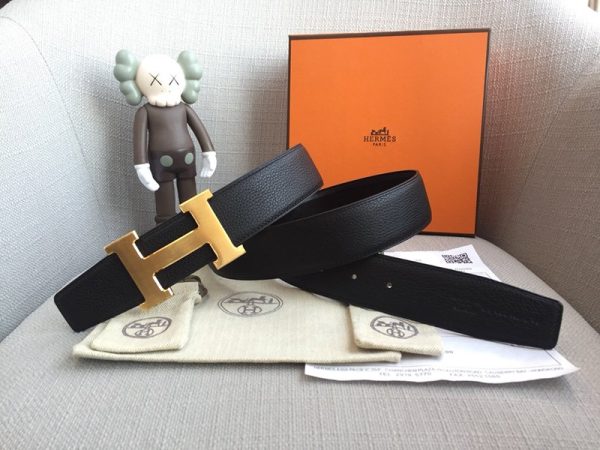 希少色エルメス Hベルト 偽物☆ベルトバックル ミニ コンスタンス リバーシブルベルト38mm erw50890 - 画像 (6)