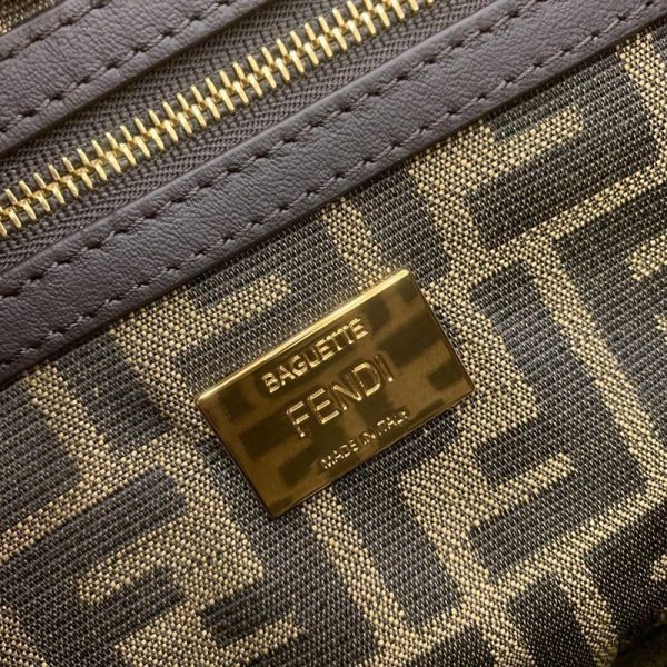 目を惹くカラーフェンディ コピー バゲット ファブリック バッグ fep10487 - 画像 (5)
