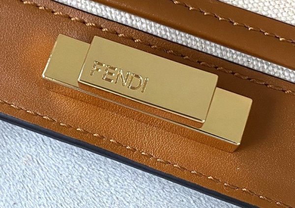 春もの新作フェンディピーカブー エックストート 偽物 FFウール バッグ fep98390 - 画像 (7)