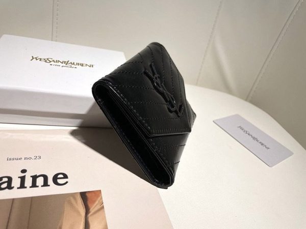 大人気!!新色 サンローラン☆待望の3つ折りミニ財布 コピー Sai99401 - 画像 (5)