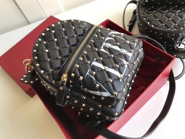 21AW新作 ヴァレンティノ 偽物VALENTINO GARAVANI◎SPIKE.IT バックパックミニ Vun26505 - 画像 (4)