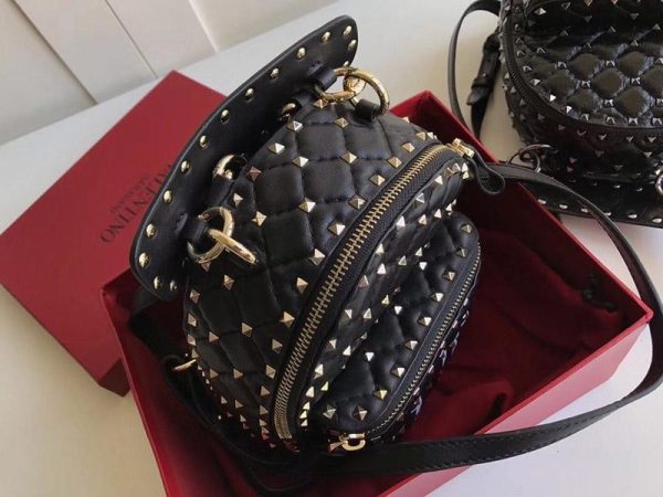 21AW新作 ヴァレンティノ 偽物VALENTINO GARAVANI◎SPIKE.IT バックパックミニ Vun26505 - 画像 (6)
