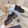 ★日本!!人気！プラダ モノリス コピー レザー ポインテッドトゥローファー pul00656 - 画像 (6)