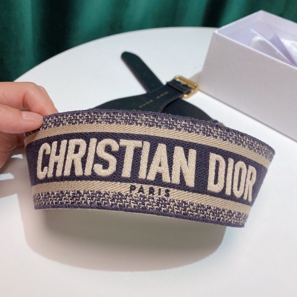 稀少CHRISTIAN ディオール 偽物 キャンバスベルト 65mm dek99976 - 画像 (5)