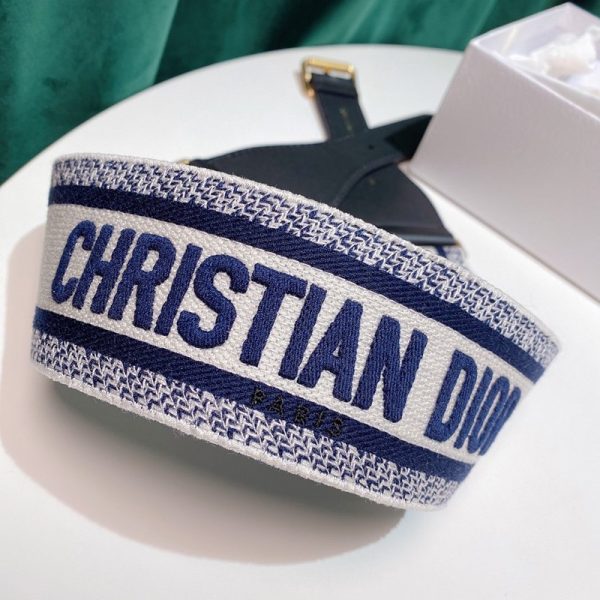 ★日本!!人気！CHRISTIAN ディオール 偽物 キャンバスベルト 65mm den65979 - 画像 (2)