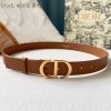 超希少！ディオール ベルト 偽物 saddle 30mm カーフスキン del01186 - 画像 (3)
