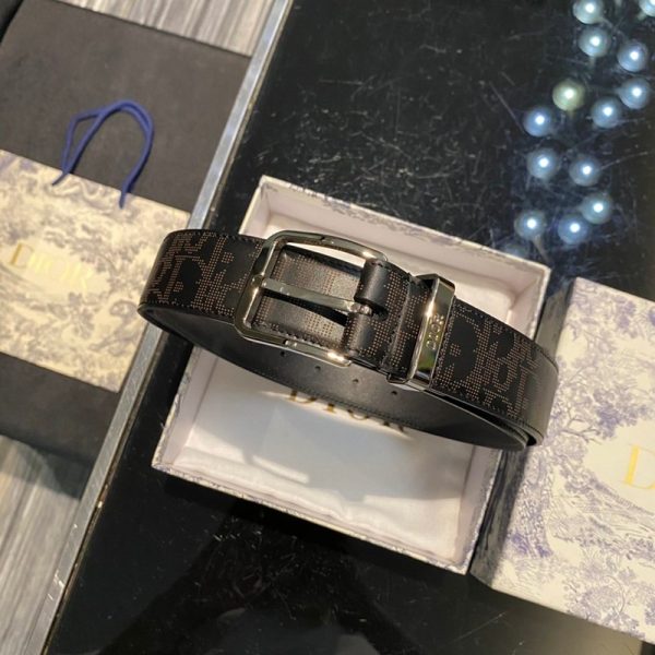 モダン◇ディオール ベルト 偽物 オブリーク ギャラクシー レザー belt 35mm dep76750 - 画像 (2)