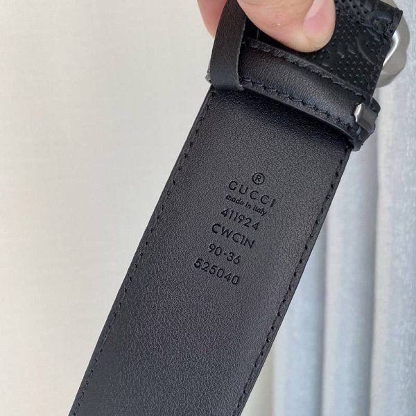 セール新作 グッチ ベルト 偽物 ダブルGバックルインプリメ 4cm幅 guk88050 - 画像 (7)