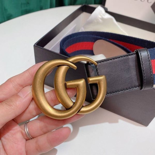 送料込 グッチ ベルト 偽物 激安 リボンラインGG 4cm幅 gug38027 - 画像 (2)