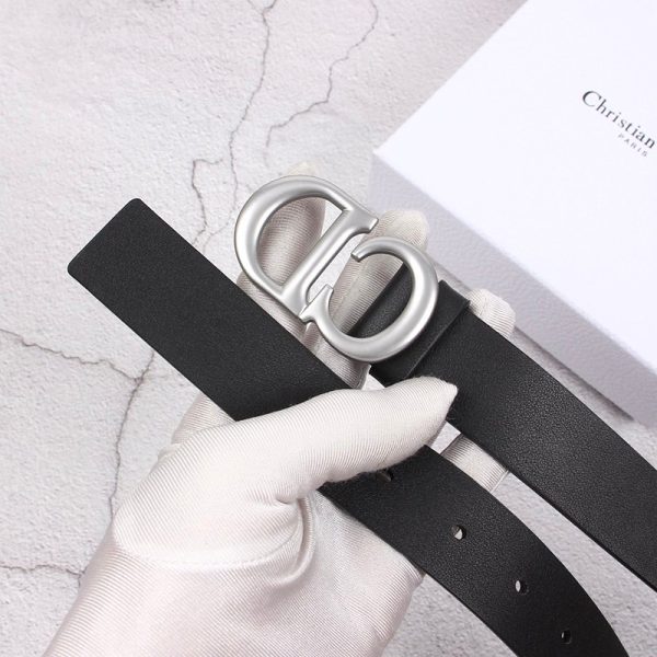 21‐22awディオール ベルト 偽物 リバーシブル 20mm/30mm カーフ dee59679 - 画像 (4)