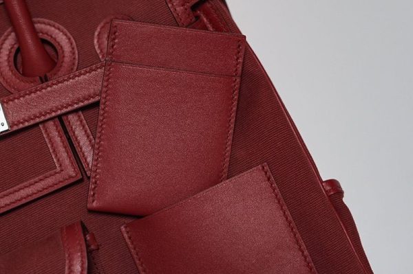 目を惹くカラー★エルメス バーキン カーゴ 偽物 35cm トワルアッシュ×スイフト erx54660 - 画像 (5)
