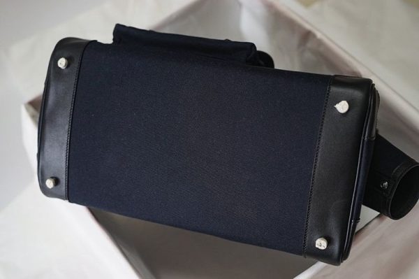 21AW新作エルメス バーキン カーゴ 偽物 35cm トワルアッシュ×スイフト erx28121 - 画像 (6)