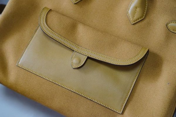 セール新作エルメス バーキン カーゴ 偽物35cm トワルアッシュ×スイフト ery70465 - 画像 (4)