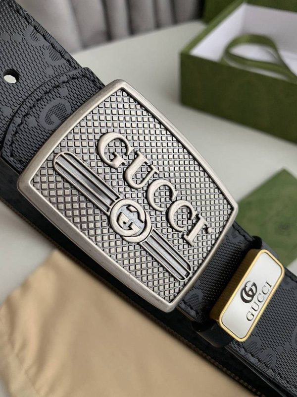 一目惚れ♪ グッチ ユニセックス ベルト 偽物 38mm guz65807 - 画像 (2)