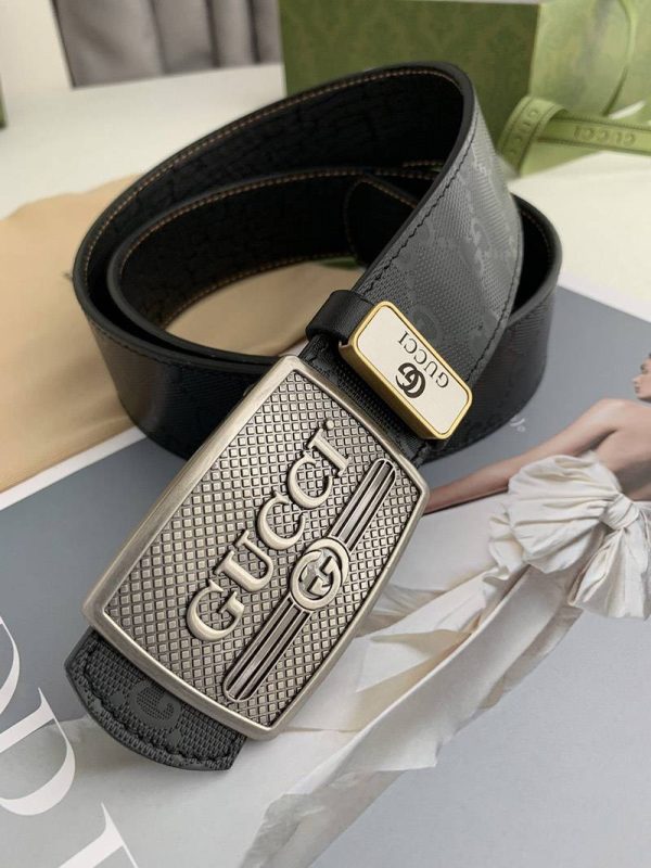 一目惚れ♪ グッチ ユニセックス ベルト 偽物 38mm guz65807 - 画像 (7)
