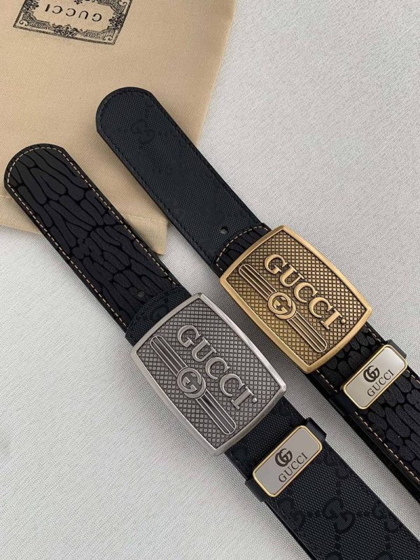 一目惚れ♪ グッチ ユニセックス ベルト 偽物 38mm guz65807 - 画像 (9)