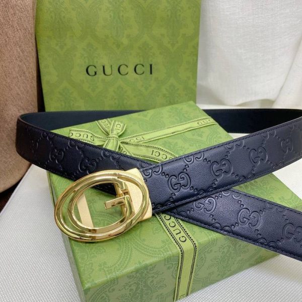 定番人気 グッチ レディース ggベルト コピー 3.5cm幅 gur73676 - 画像 (3)