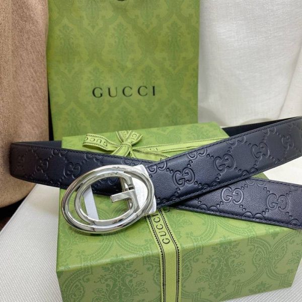 《大人気》グッチ レディース ggベルト 偽物 3.5cm幅 guy13038 - 画像 (3)