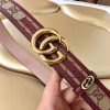 ☆超人気☆グッチ 偽物 キャンバスGG柄ベルトダークブラウン 3.5cm幅 gub50230 - 画像 (8)