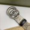21-21AW新作 グッチ  キャンバスGG柄ベルトダークブラウン レディース 35mm guk76514 - 画像 (4)
